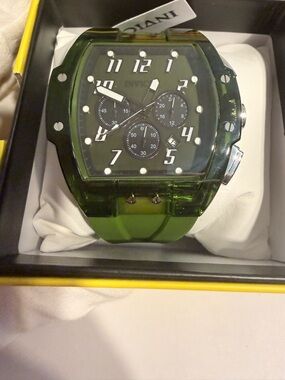 Invicta S1 Rally Vortce Men's Watch - 47mm, Army Green (49980)-Chronograph